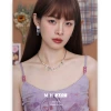 Berry Rabbit series earrings, original design for women, sweet, cool, fashionable, versatile and high-end. Wholesale of ear studs and earrings Specification image